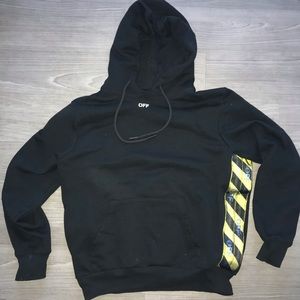 Off white black hoodie